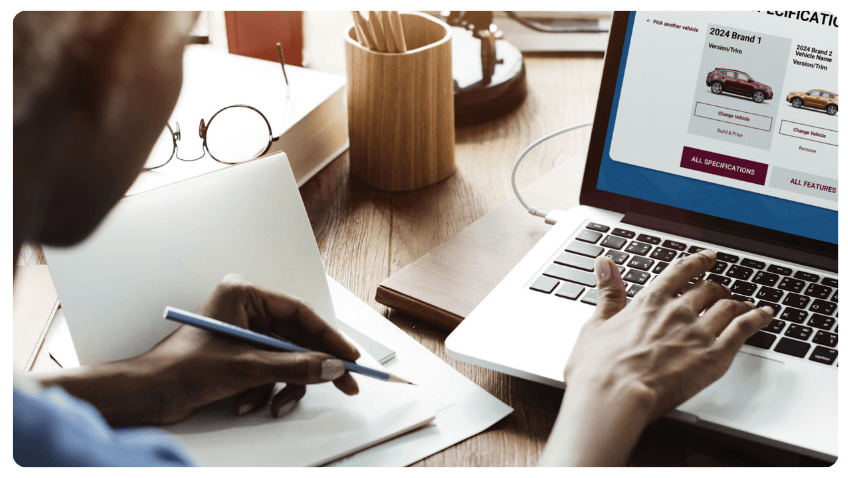 Four ways car comparison tools on automotive websites empower informed choices